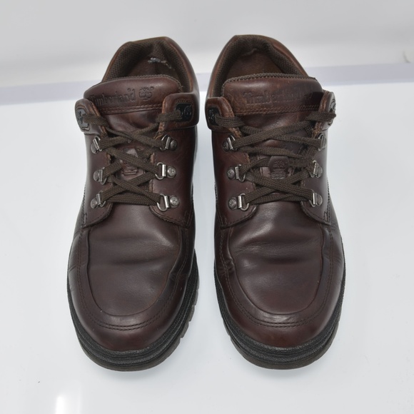 *Timberland Sz 11M Brown Leather Lace Up Comfort